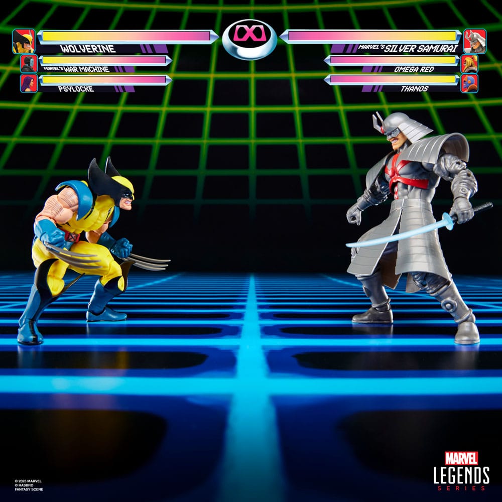 Marvel Legends Gamerverse Action Figure 2 - Pack Wolverine vs. Silver Samurai 15 cm - The Happy Toy Store