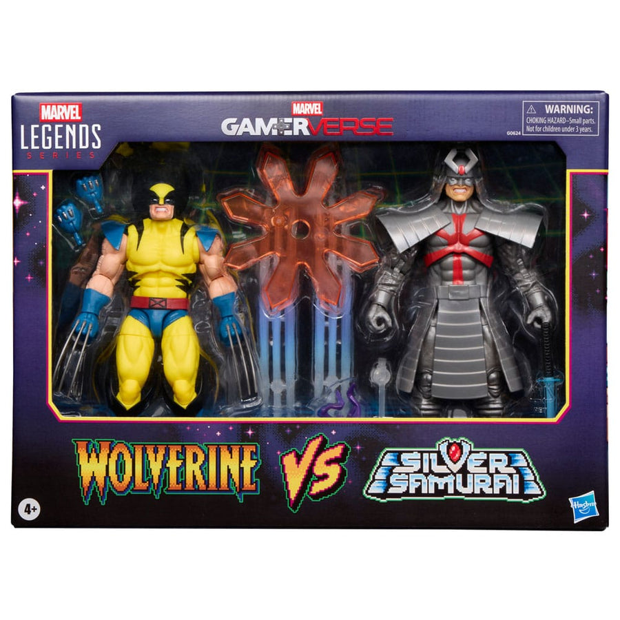 Marvel Legends Gamerverse Action Figure 2 - Pack Wolverine vs. Silver Samurai 15 cm - The Happy Toy Store