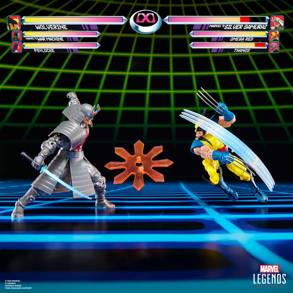 Marvel Legends Gamerverse Action Figure 2 - Pack Wolverine vs. Silver Samurai 15 cm - The Happy Toy Store
