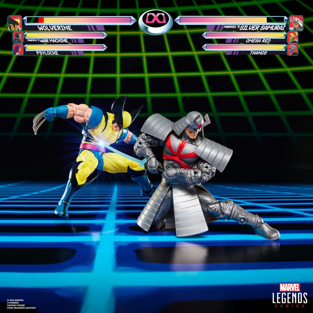 Marvel Legends Gamerverse Action Figure 2 - Pack Wolverine vs. Silver Samurai 15 cm - The Happy Toy Store