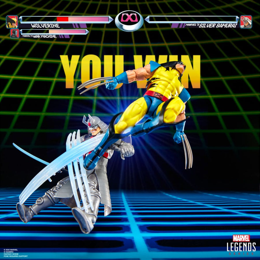 Marvel Legends Gamerverse Action Figure 2 - Pack Wolverine vs. Silver Samurai 15 cm - The Happy Toy Store