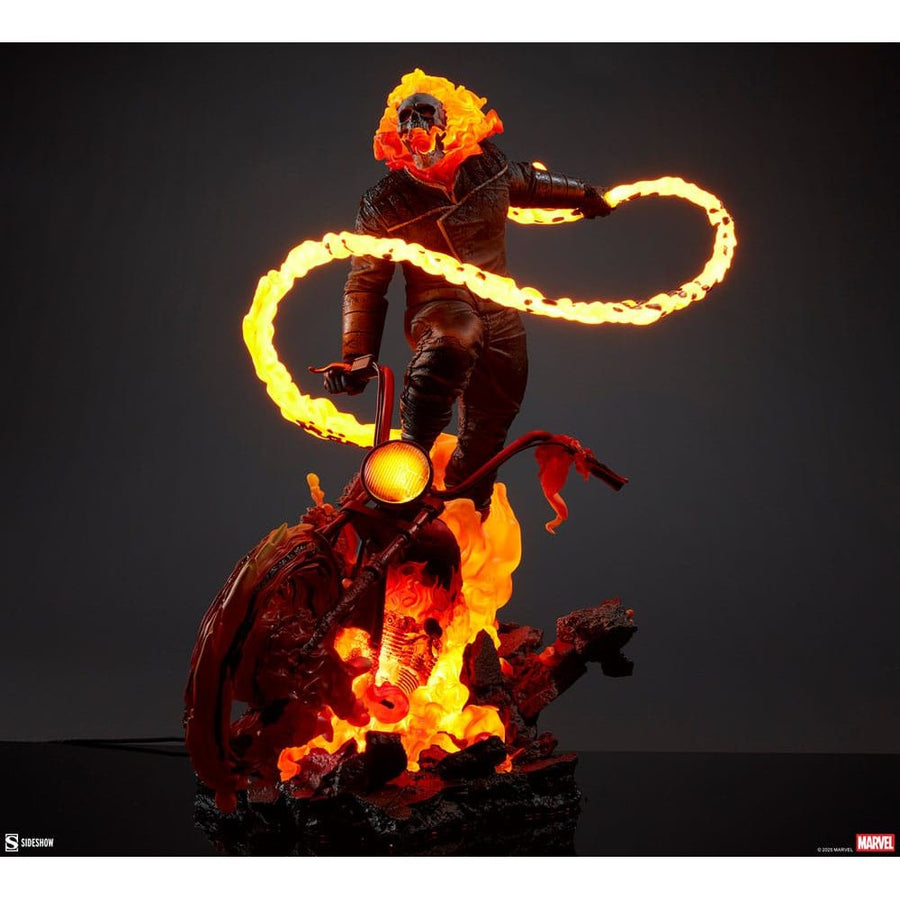 Marvel Premium Format Statue Ghost Rider (Classic Variant) 53 cm - The Happy Toy Store