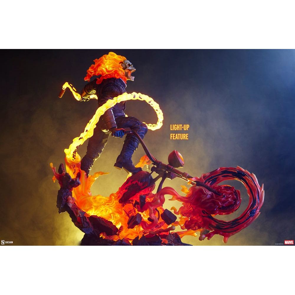 Marvel Premium Format Statue Ghost Rider (Classic Variant) 53 cm - The Happy Toy Store
