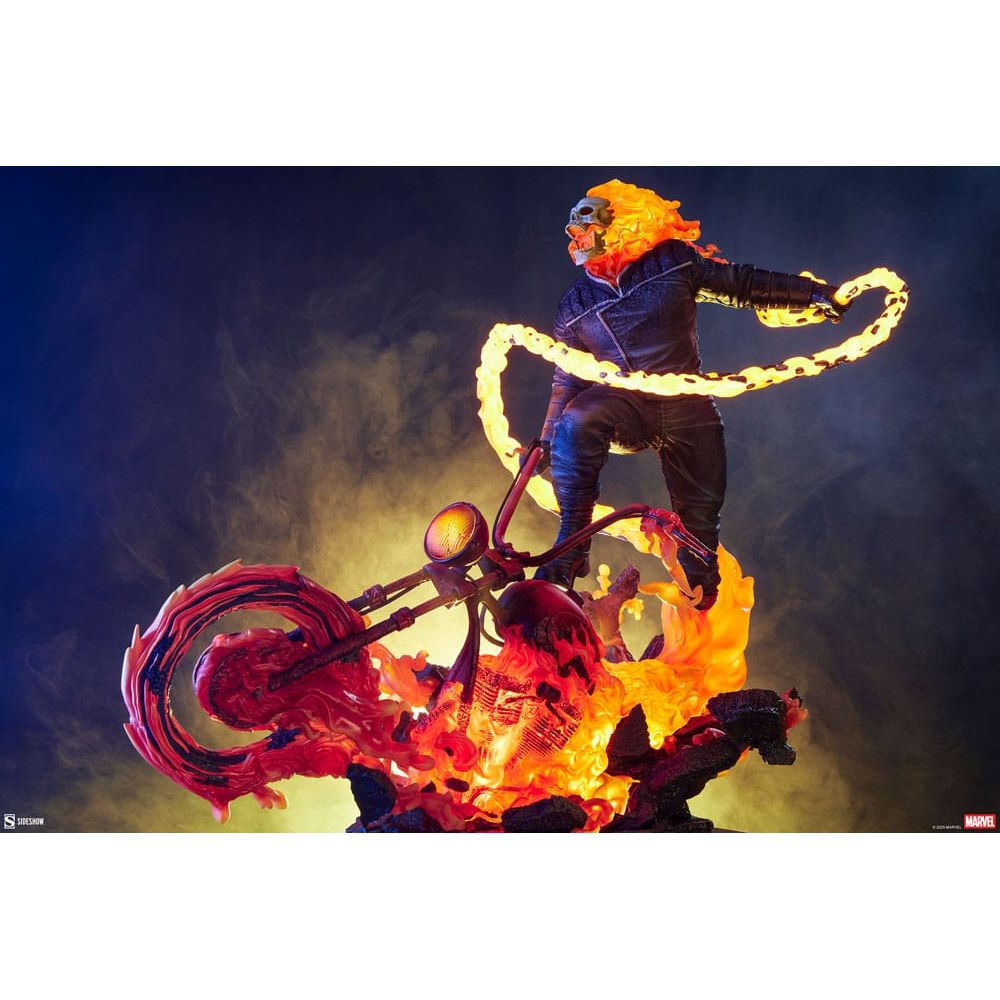 Marvel Premium Format Statue Ghost Rider (Classic Variant) 53 cm - The Happy Toy Store
