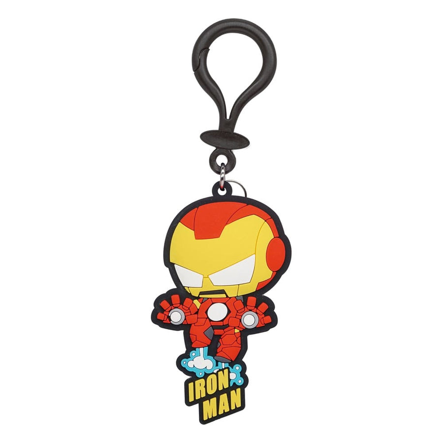 Marvel Soft Touch PVC Bag Clip Iron Man - The Happy Toy Store