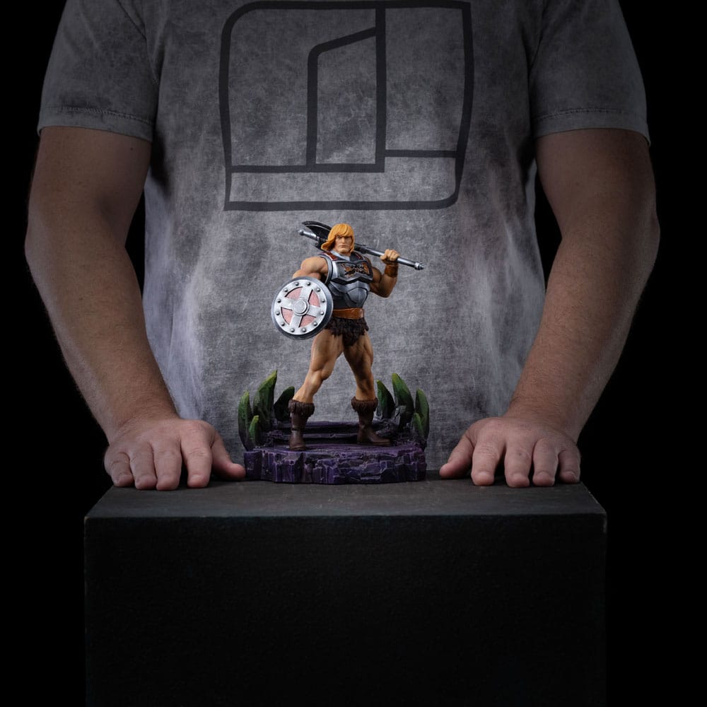 Masters of the Universe Art Scale Statue 1/10 He - Man Battle Armor Version 23cm - The Happy Toy Store