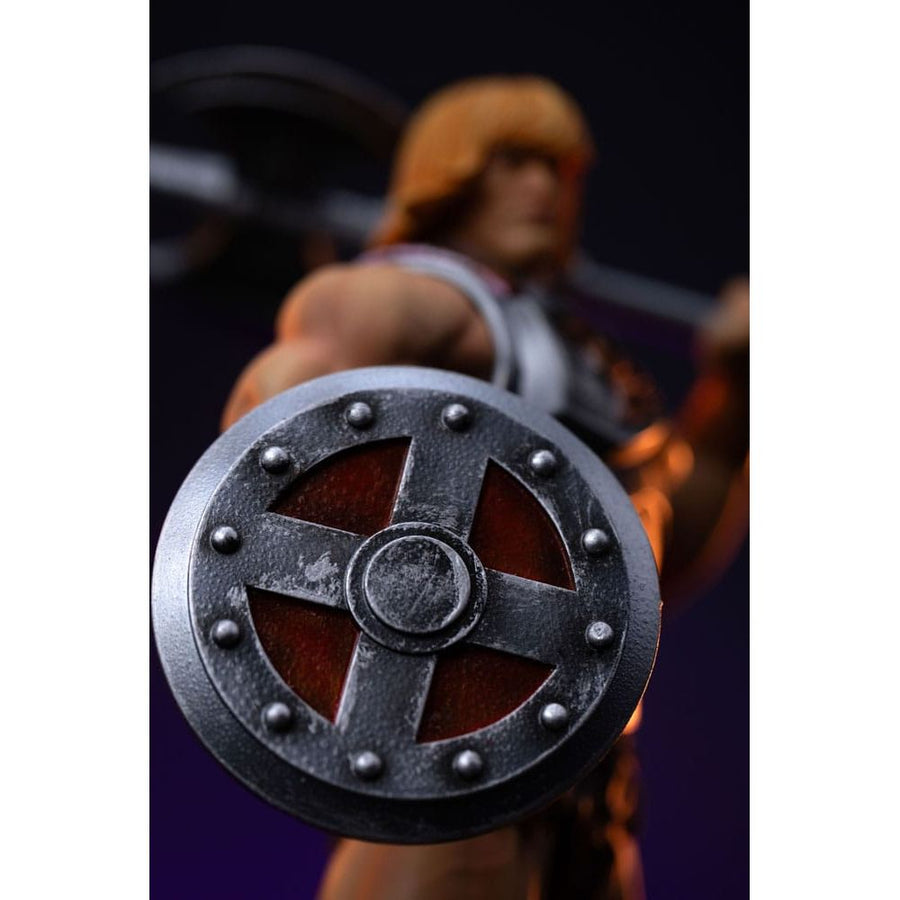 Masters of the Universe Art Scale Statue 1/10 He - Man Battle Armor Version 23cm - The Happy Toy Store