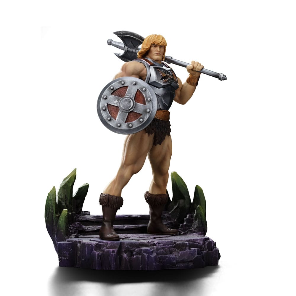 Masters of the Universe Art Scale Statue 1/10 He - Man Battle Armor Version 23cm - The Happy Toy Store
