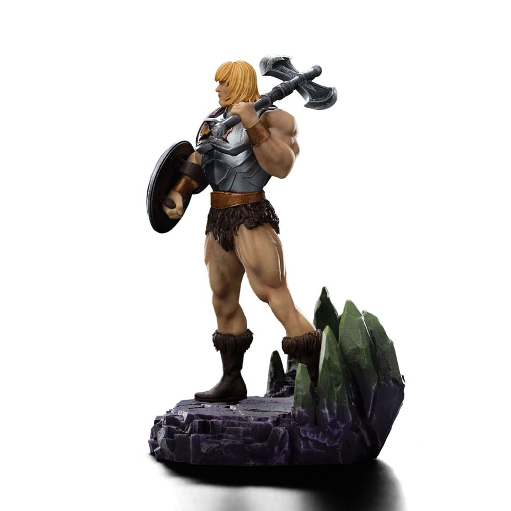 Masters of the Universe Art Scale Statue 1/10 He - Man Battle Armor Version 23cm - The Happy Toy Store