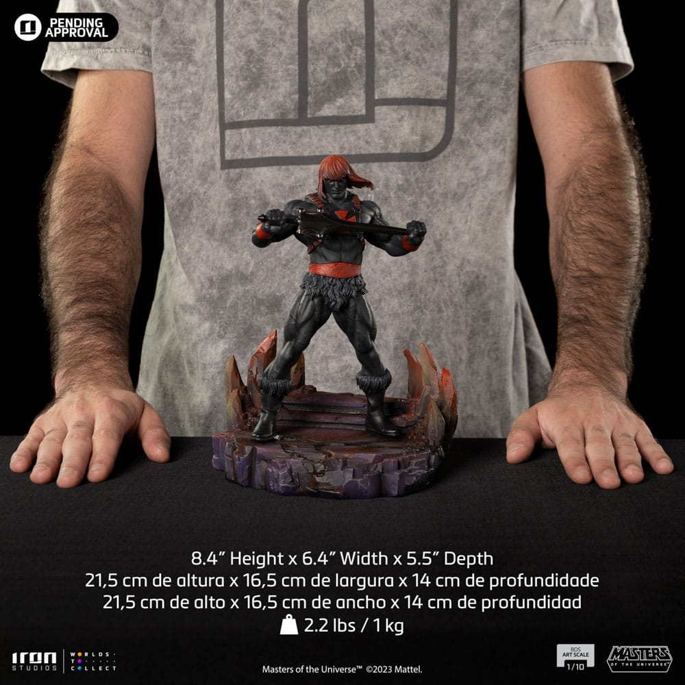 Masters of the Universe BDS Art Scale Statue 1/10 Anti - Eternia He - Man (Comics Version) 21 cm - The Happy Toy Store