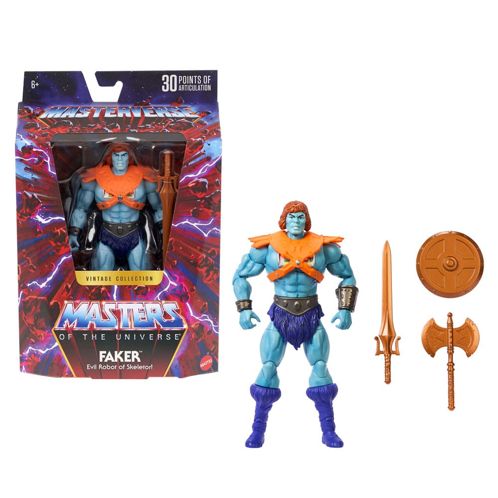 Masters of the Universe Masterverse Vintage Collection Action Figure Faker 18 cm - The Happy Toy Store