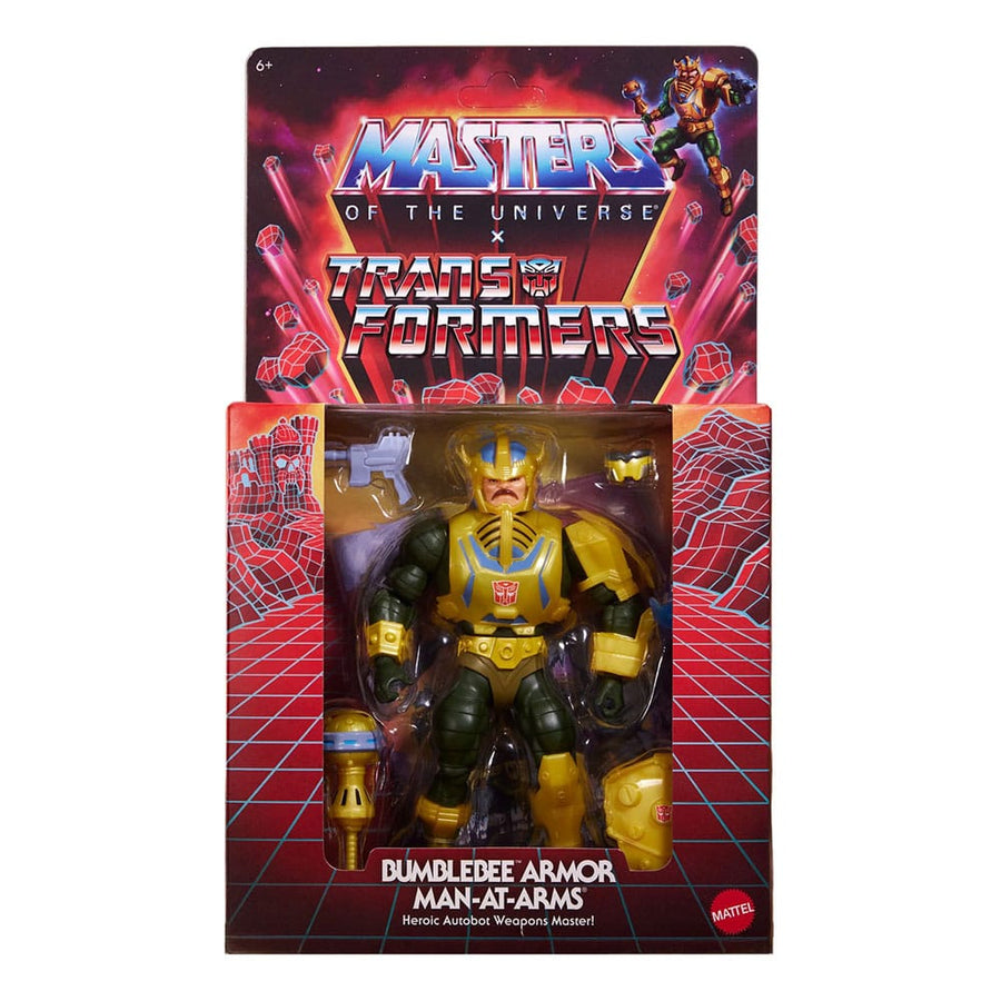 Masters of the Universe x Transformers Action Figure Bumblebee Armor Man - At - Arms - The Happy Toy Store
