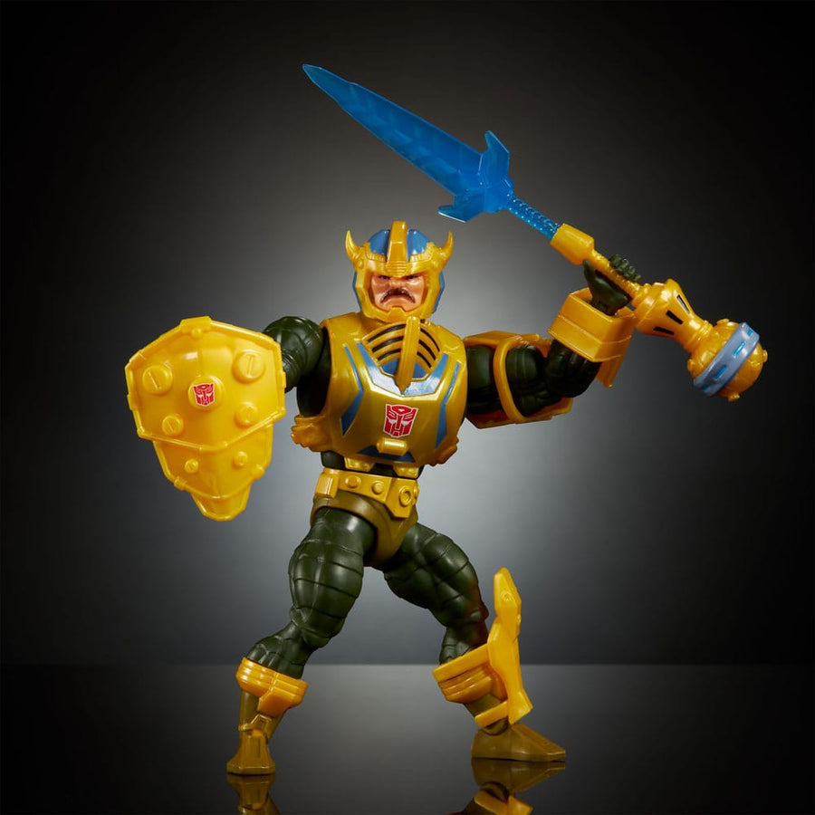 Masters of the Universe x Transformers Action Figure Bumblebee Armor Man - At - Arms - The Happy Toy Store