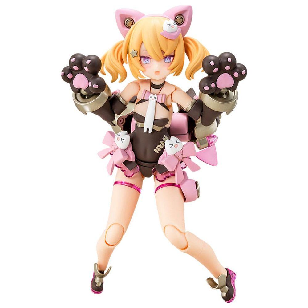 Megami Device Plastic Model Kit 1/1 Puni Mofu Kuro Mao 14 cm - The Happy Toy Store
