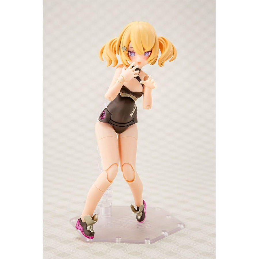 Megami Device Plastic Model Kit 1/1 Puni Mofu Kuro Mao 14 cm - The Happy Toy Store