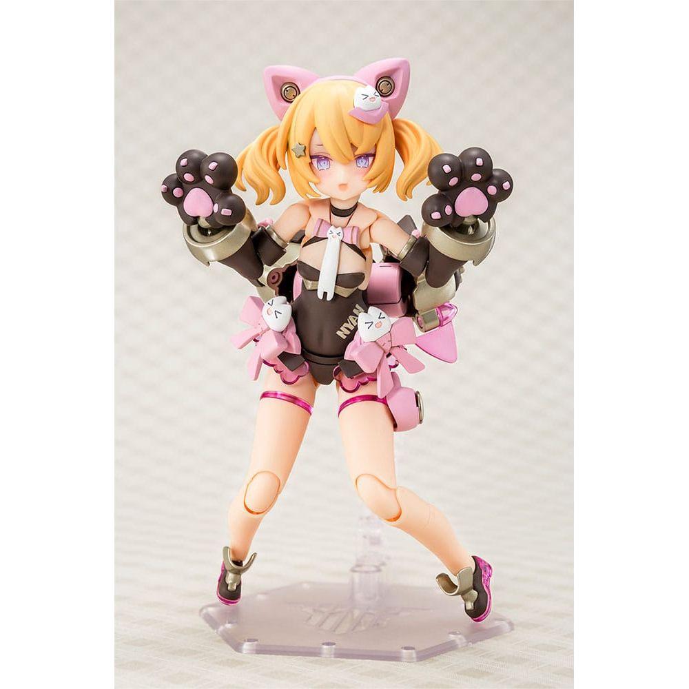 Megami Device Plastic Model Kit 1/1 Puni Mofu Kuro Mao 14 cm - The Happy Toy Store