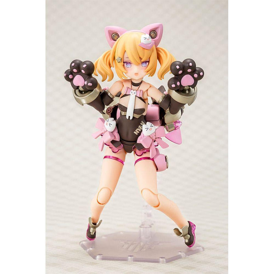 Megami Device Plastic Model Kit 1/1 Puni Mofu Kuro Mao 14 cm - The Happy Toy Store