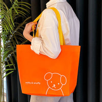 Miffy and Snuffy Large Eco Tote Bag Reusable Shopper Bag - The Happy Toy Store