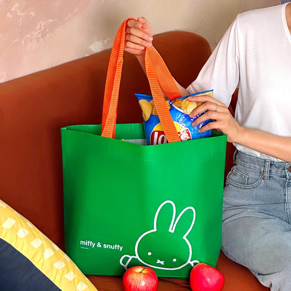 Miffy and Snuffy Large Eco Tote Bag Reusable Shopper Bag - The Happy Toy Store