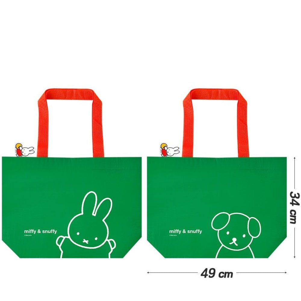Miffy and Snuffy Large Eco Tote Bag Reusable Shopper Bag - The Happy Toy Store