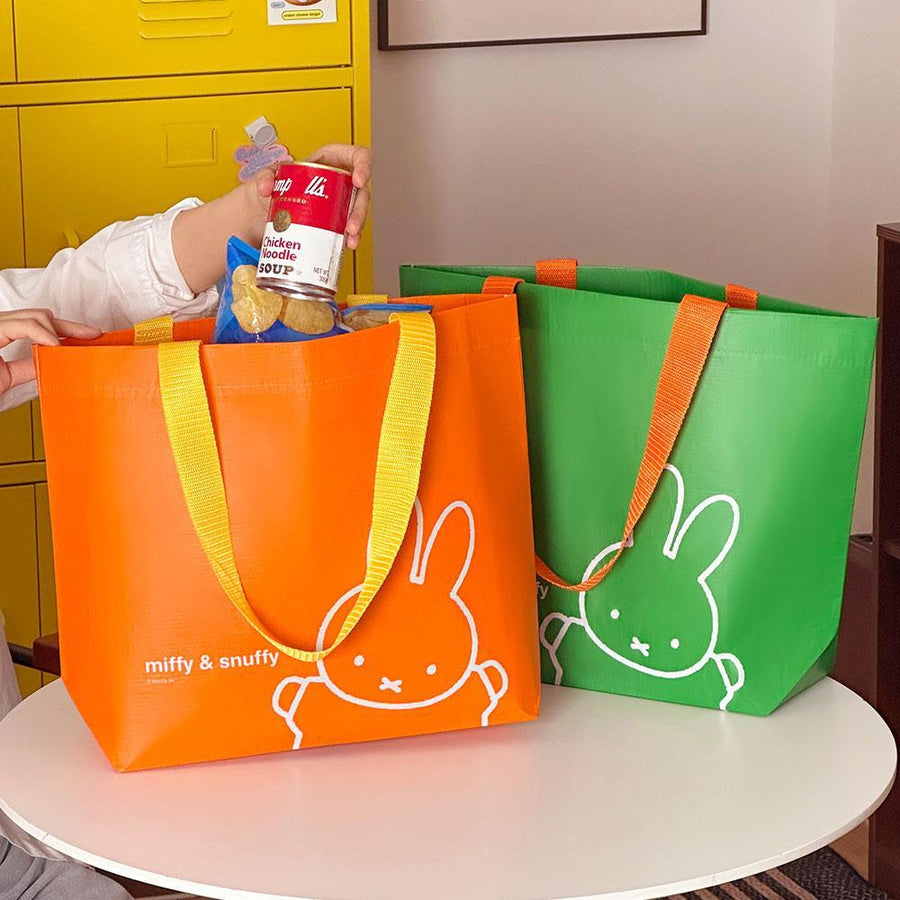 Miffy and Snuffy Large Eco Tote Bag Reusable Shopper Bag - The Happy Toy Store