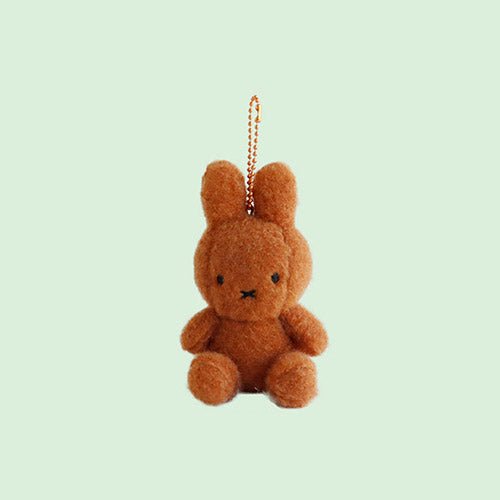 Miffy Creamy Plush Bag Charm Key Chain 8cm - The Happy Toy Store