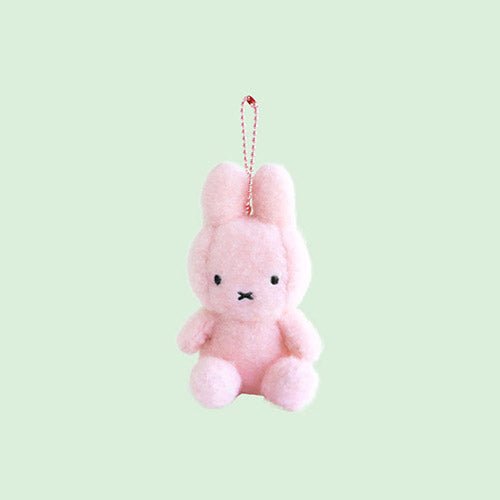 Miffy Creamy Plush Bag Charm Key Chain 8cm - The Happy Toy Store