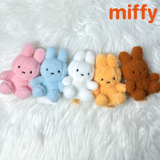 Miffy Creamy Plush Bag Charm Key Chain 8cm - The Happy Toy Store
