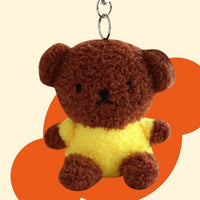Miffy & Friends Fluffy Key Chain Bag Charm - The Happy Toy Store