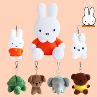 Miffy & Friends Fluffy Key Chain Bag Charm - The Happy Toy Store