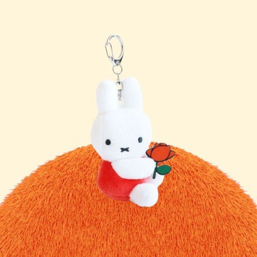 Miffy & Friends with Flower Plush Key Chain Bag Charm Assorted - The Happy Toy Store