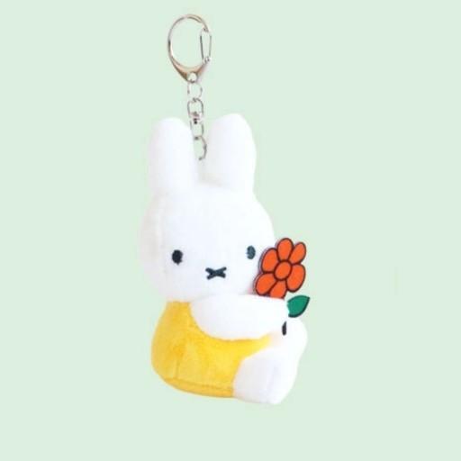 Miffy & Friends with Flower Plush Key Chain Bag Charm Assorted - The Happy Toy Store
