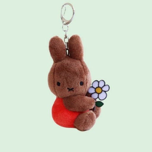 Miffy & Friends with Flower Plush Key Chain Bag Charm Assorted - The Happy Toy Store