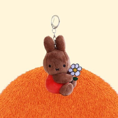 Miffy & Friends with Flower Plush Key Chain Bag Charm Assorted - The Happy Toy Store
