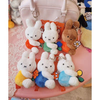 Miffy & Friends with Flower Plush Key Chain Bag Charm Assorted - The Happy Toy Store