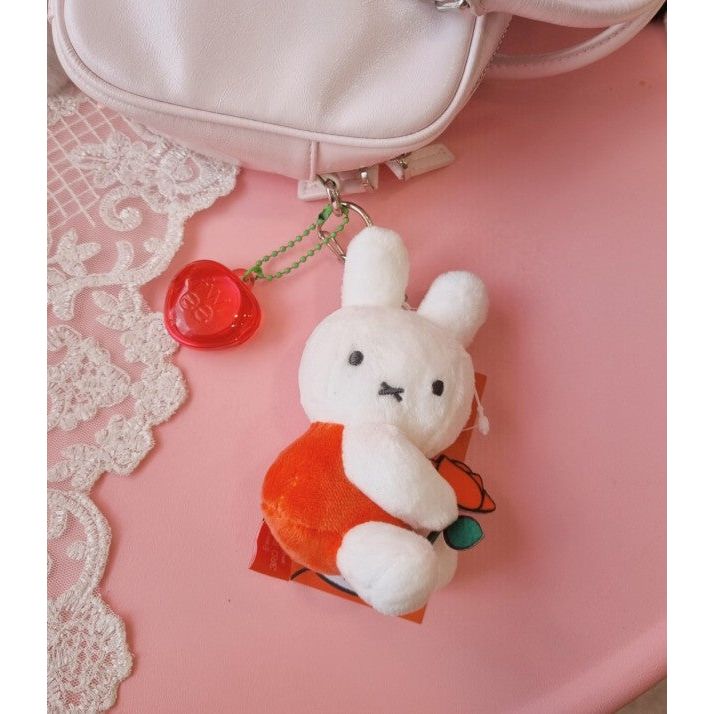 Miffy & Friends with Flower Plush Key Chain Bag Charm Assorted - The Happy Toy Store