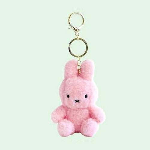 Miffy Limited Creamy Soft Color Fluffy Key Ring Bag Charm - The Happy Toy Store