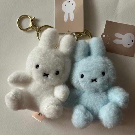 Miffy Limited Creamy Soft Color Fluffy Key Ring Bag Charm - The Happy Toy Store