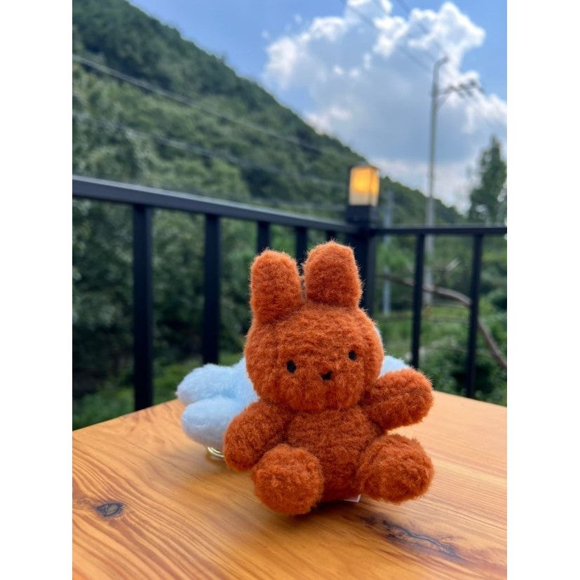 Miffy Limited Creamy Soft Color Fluffy Key Ring Bag Charm - The Happy Toy Store