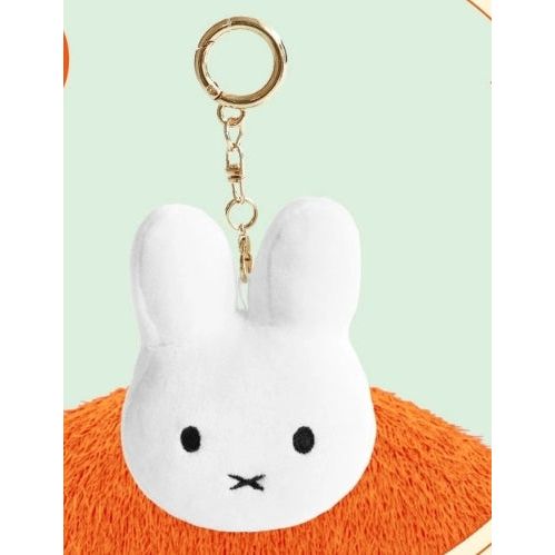 Miffy - Snuffy - Boris Face Plush Key Chain Bag Charm - The Happy Toy Store