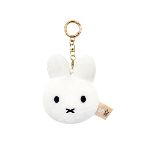 Miffy - Snuffy - Boris Face Plush Key Chain Bag Charm - The Happy Toy Store