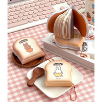 Miffy Toast - Shaped Memo Keyring - The Happy Toy Store