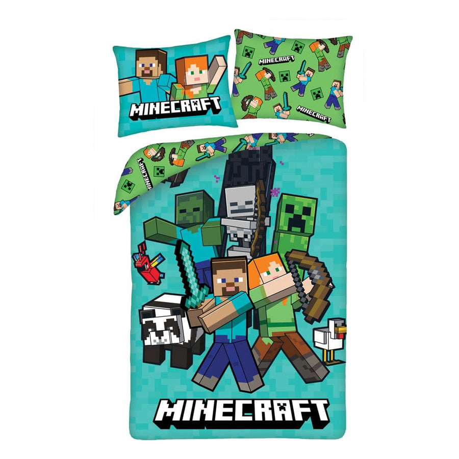 Minecraft Duvet Set Ver. 5 140 x 200 cm / 70 x 90 cm - The Happy Toy Store