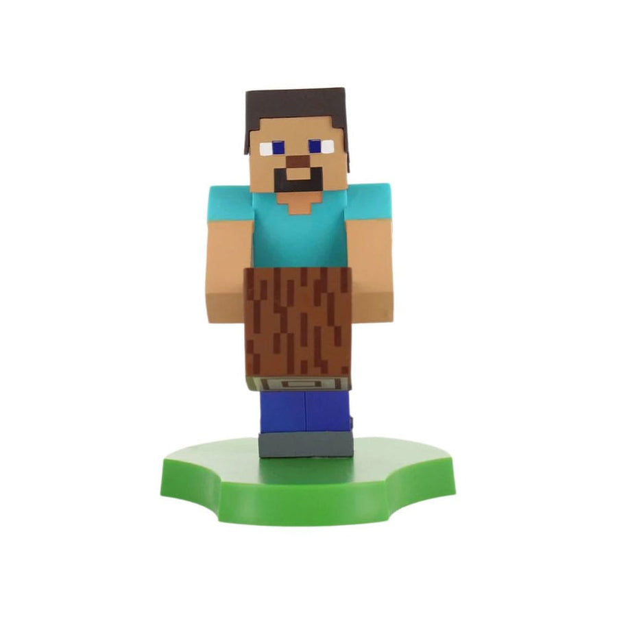 Minecraft Steve Guys Holdems Cable Guys Mini Device Holder and Phone Stand 11cm - The Happy Toy Store