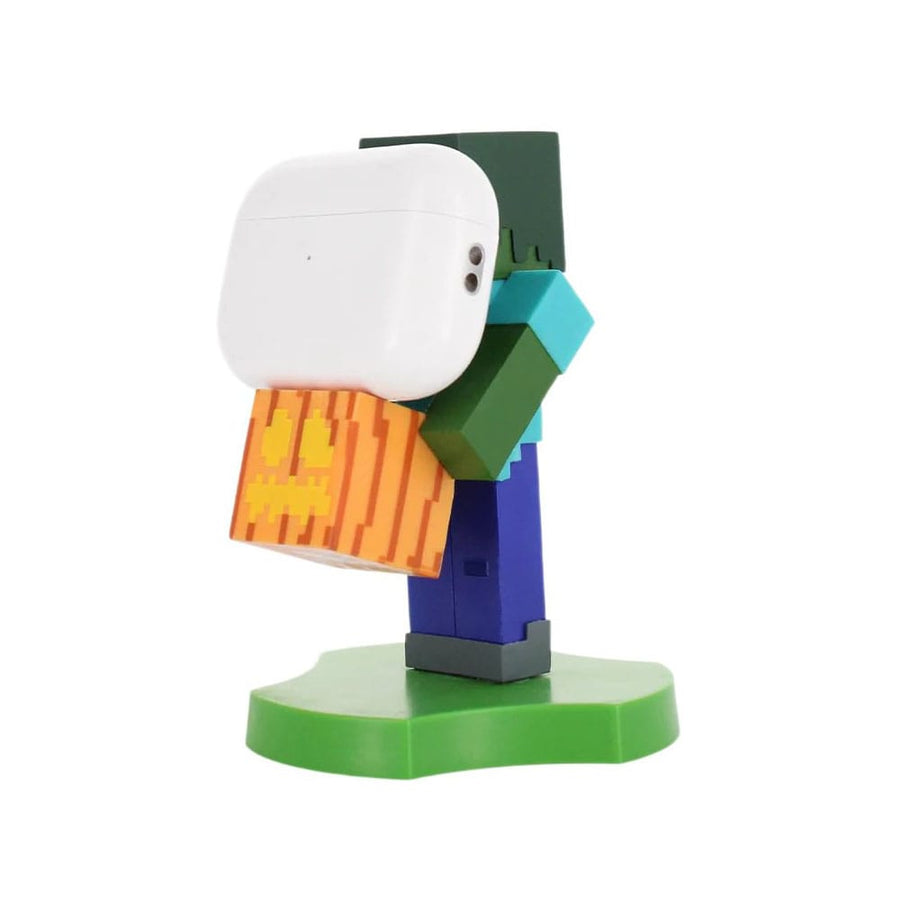 Minecraft Zombie Holdems Cable Guys Mini Device Holder and Phone Stand 11cm - The Happy Toy Store