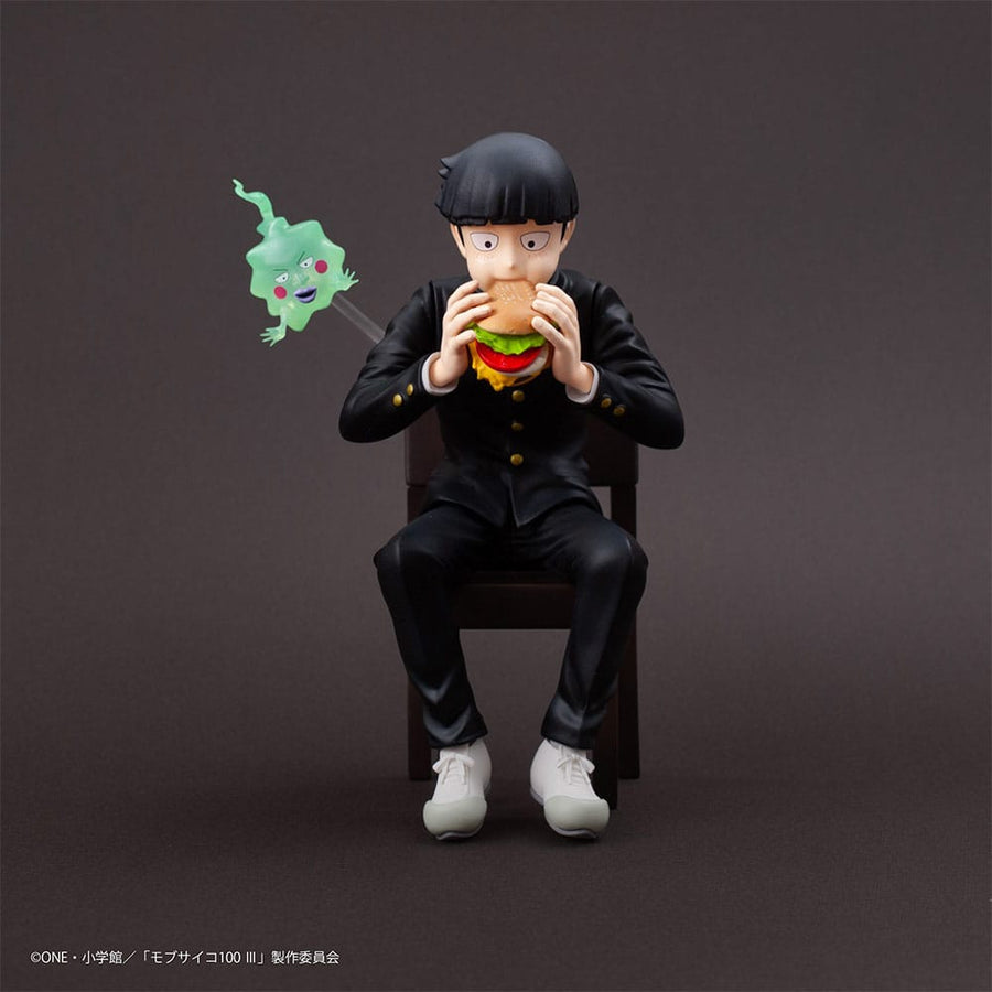 Mob Psycho 100 III x Bunbougu Cafe 2022 PVC Statue Shigeo Kageyama & Ekubo 13 cm - The Happy Toy Store