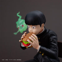 Mob Psycho 100 III x Bunbougu Cafe 2022 PVC Statue Shigeo Kageyama & Ekubo 13 cm - The Happy Toy Store