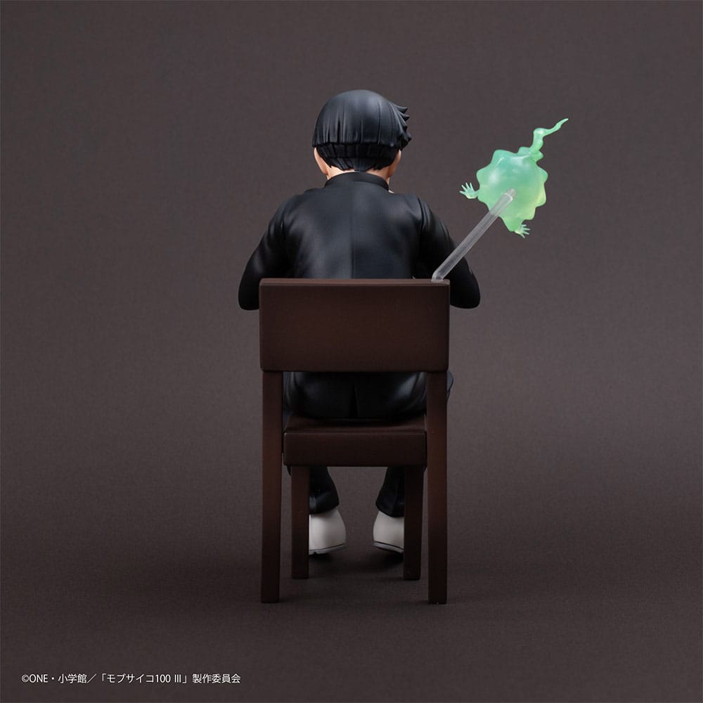 Mob Psycho 100 III x Bunbougu Cafe 2022 PVC Statue Shigeo Kageyama & Ekubo 13 cm - The Happy Toy Store