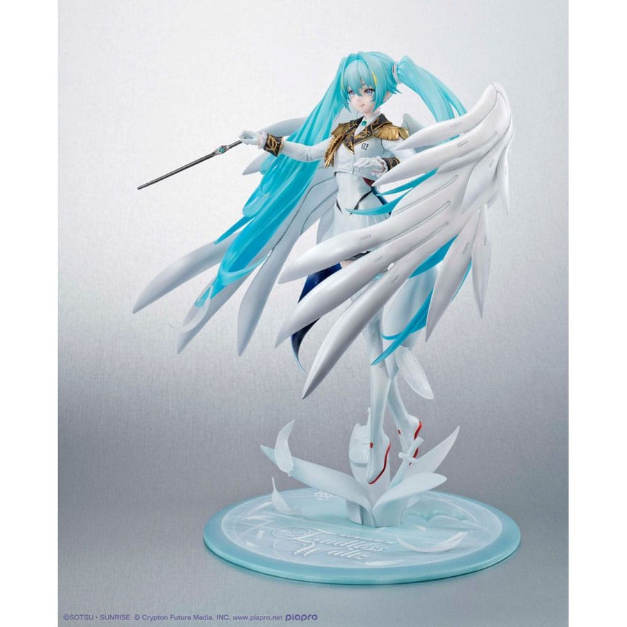 Mobile Suit Gundam x Hatsune Miku Lucrea PVC Statue Hatsune Miku x Wing Gundam Zero EW 45th Anniversary 27 cm - The Happy Toy Store