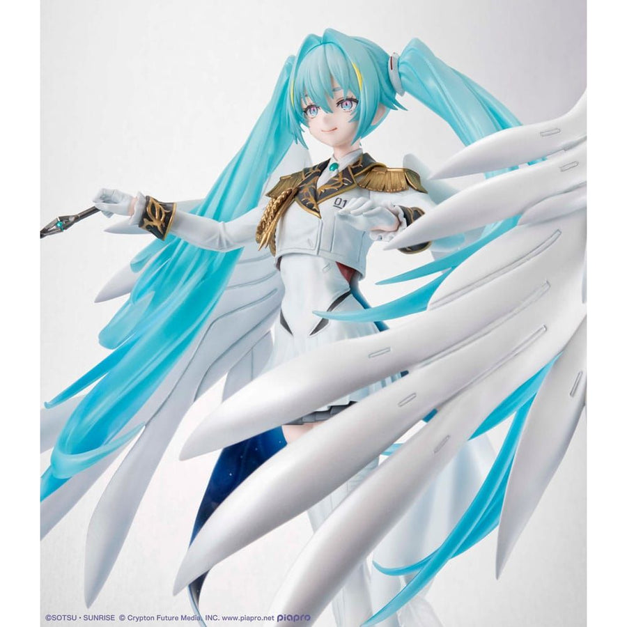 Mobile Suit Gundam x Hatsune Miku Lucrea PVC Statue Hatsune Miku x Wing Gundam Zero EW 45th Anniversary 27 cm - The Happy Toy Store